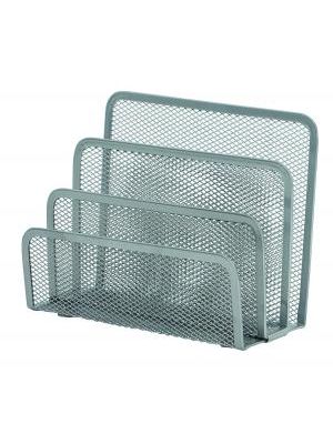 Drôtený stojan na listy 170x135x83mm strieborný