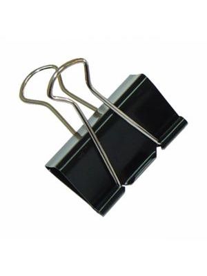 Klipy na dokumenty Q-Connect 42mm čierne 10ks