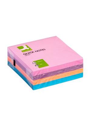 Bloček kocka Q-CONNECT 76x76mm 320l intenzívne farby
