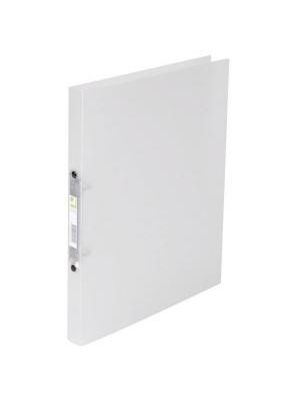 Zakladač 2-krúžkový Q-Connect celoplastový 1,6cm transparentný mliečny