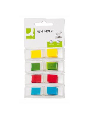 Záložky Q-CONNECT v zásobníku 12,5x43mm, 4x36l