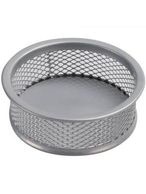 Drôtený stojan na kancelárske spony 90x32mm malý strieborný