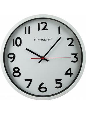 Nástenné hodiny Q-Connect 35cm biele