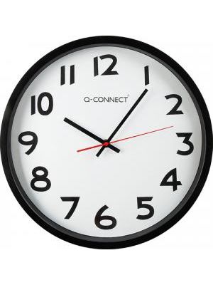 Nástenné hodiny Q-Connect 35cm čierne