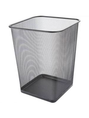 Drôtený kôš 18l hranatý čierny