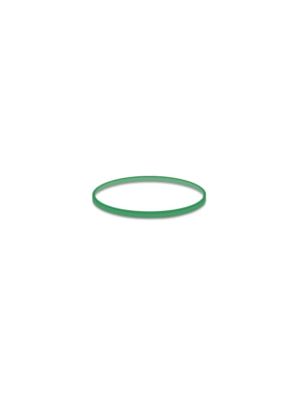 Gumička slabá zelená 1mm Ø5cm 1 kg