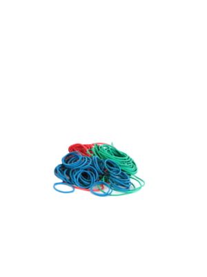 Gumička slabá mix 1mm Ø2, 4 & 6 cm 50 g
