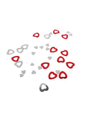 Konfeta lesklá (PET) Srdce Ø12mm 15g 1 bal.