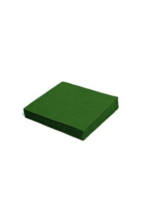 Servítky 33 x 33 cm Tmavozelené 20 ks