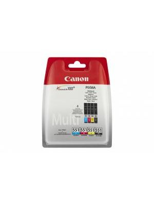 Atramentová náplň Canon CLI-551 pre MG 5450/6350/iP7250 CMYK (4x330 str.)