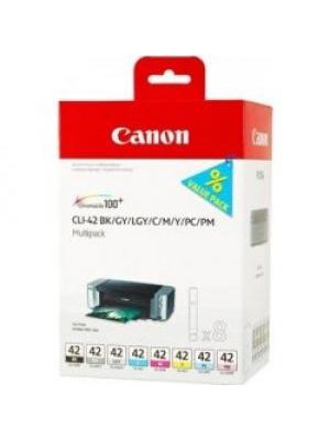 Atramentová náplň Canon CLI-42 multiPack BK/GY/LGY/C/M/Y/PC/PM pre PIXMA Pro 100