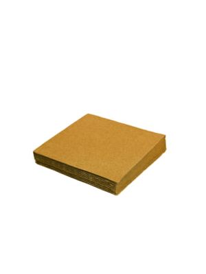 Obrúsok 3vrstvý zlatý 33 x 33 cm 20 ks