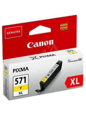 Atramentová náplň Canon CLI-571Y pre MG 5750/5751/6850/6851/7750/7751 yellow XL (11 ml)