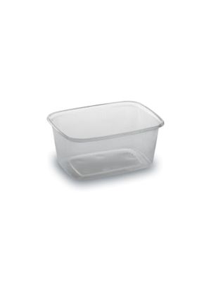 Miska hranatá priehľadná  250ml/100ks