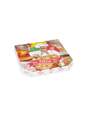 Krabica na pizzu z vlnitej lepenky 30 x 30 x 3 cm 100 ks