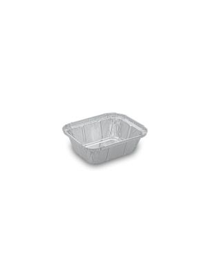 Miska (ALU) hranatá 129 x 103 x 34 mm 250ml 100 ks