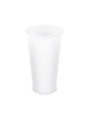 Papierový pohár biely Ø90mm 610ml `XXL: 0,5L/20oz` 50 ks