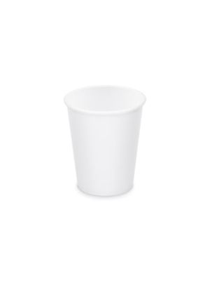 Papierový pohár biely Ø80mm 280ml `M: 0,2L/8oz` 10 ks
