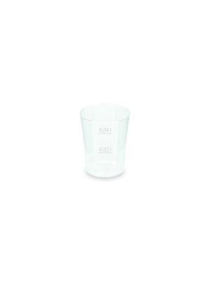 Pohárik vratný (PP) Ø43mm 2cl/4cl 50 ks