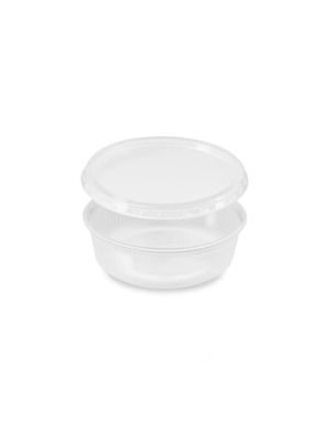 Miska (PP) okrúhla priehľadná 125ml + viečko 250 sád