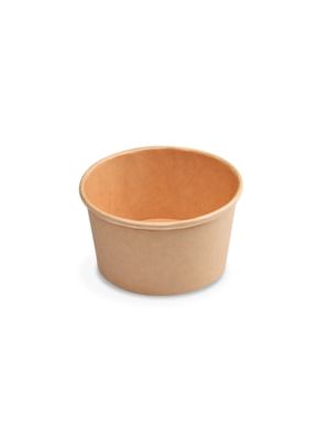 Papierová miska (PAP/PE) kraft Ø115mm 350ml `S` 50 ks