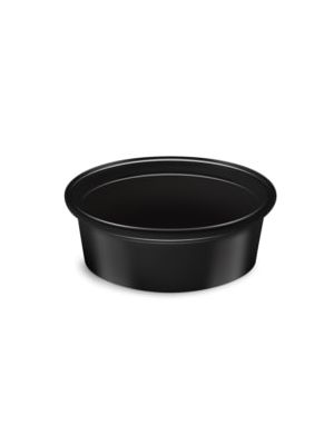 Dressingová miska (PP) čierná Ø70mm 50ml 50 ks