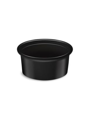 Dressingová miska (PP) čierná Ø70mm 80ml 50 ks