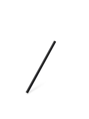 Slamka papierová čierna `JUMBO` Ø8mm x 20cm 100 ks