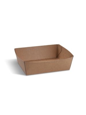 Papierová miska (FSC Mix) nepremastiteľná kraft 135 x 110 x 45 mm 500ml 100 ks