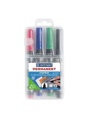 Sada permanentných popisovačov Centropen 8576/4S