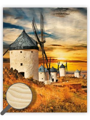 Drevený obraz Mills