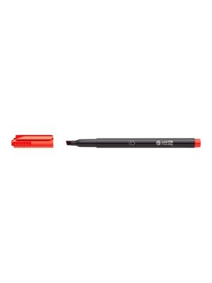 Popisovač OHP MemoBe, klínový hrot 1-3 mm, červený, 10ks