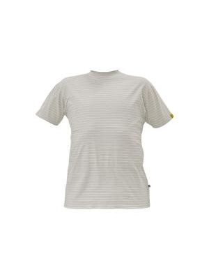 Tričko antistatické unisex NOYO ESD sivé M