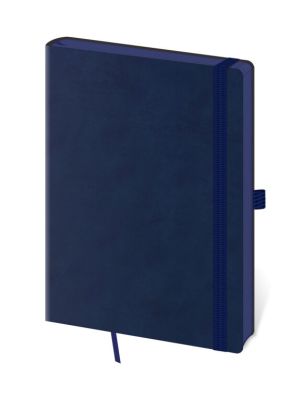 Zápisník Memory L linajkový Dark Blue