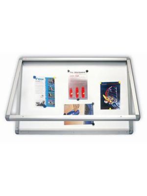 Vonkajšia vitrína s horizontálnym otváraním 12A4 - 75 x 135 cm