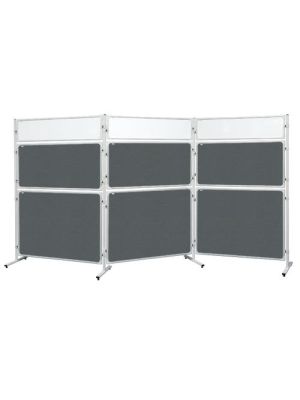Panel 2x3 Modular, 120 x 180 cm, filcový šedý