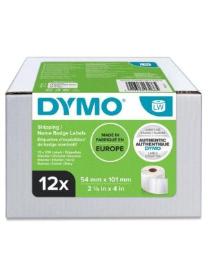 Samolepiace etikety Dymo LW 101x54mm menovky balíky biele 2640ks