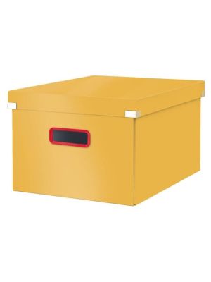 Stredná krabica Click & Store A4 Leitz Cosy teplá žltá