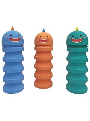 Puzdro na perá DONAU Pop-Up Monster silikónové 12,7-19,7mm mix farieb