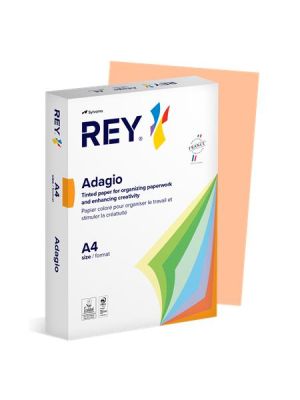 Kancelársky papier REY farebný A4, 80 g, pastelový lososový