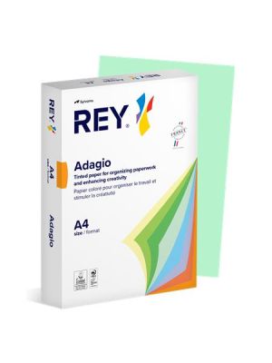 Kancelársky papier REY farebný A4, 80 g pastelový zelený