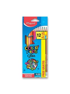 Pastelky 12 Maped Color Peps so strúhatkom a ceruzkou