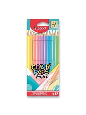 Pastelky 12 Maped Color Peps PASTEL