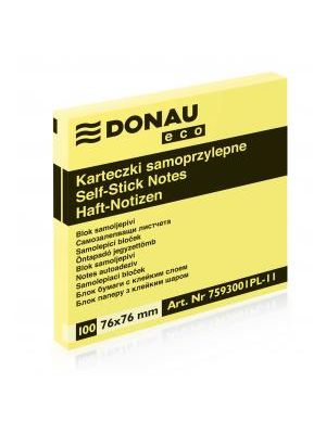 Bloček Donau ECO žltý 76x76mm