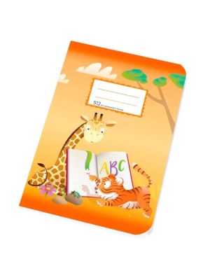 Zošit 512 A5 10 listov linajkový s 2 pomocnými linkami