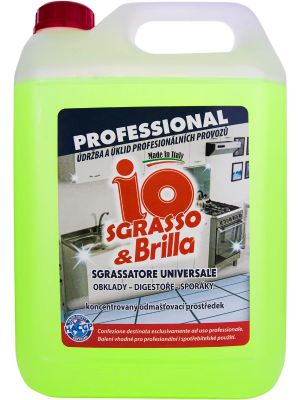 IO SGRASSO E Brilla 5l univerzálny odmasťovač