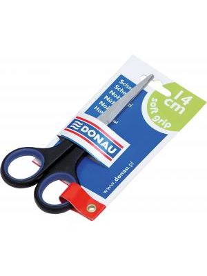 Nožnice DONAU Soft grip 14cm modré