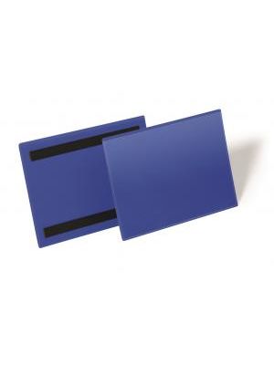 Magnetické vrecko na dokumenty 210x148mm na šírku 50ks modré