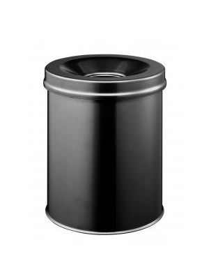 Kôš oceľový protipožiarny 15l čierny