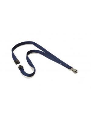 Závesný remienok DURABLE SOFT COLOUR 15mm tmavomodrý 10ks